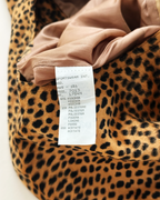 Moschino Jeans Faux Fur Cheetah Print Sheath Dress