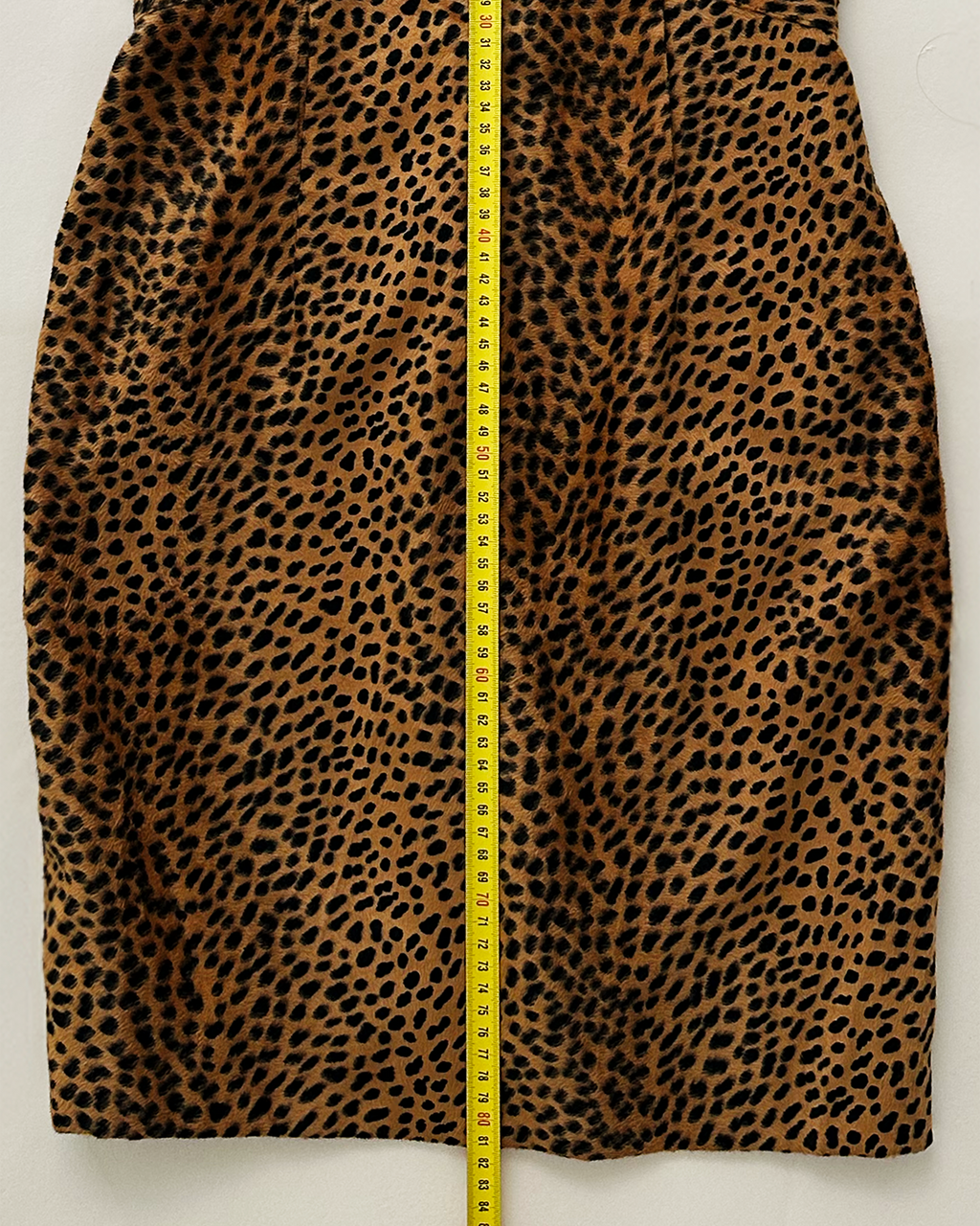 Moschino Jeans Faux Fur Cheetah Print Sheath Dress