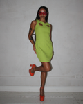 Thierry Mugler "Alien" cutout mini dress