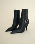 Off-White “Crescent” Cut-Out Ankle Boots