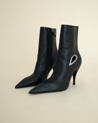 Off-White “Crescent” Cut-Out Ankle Boots