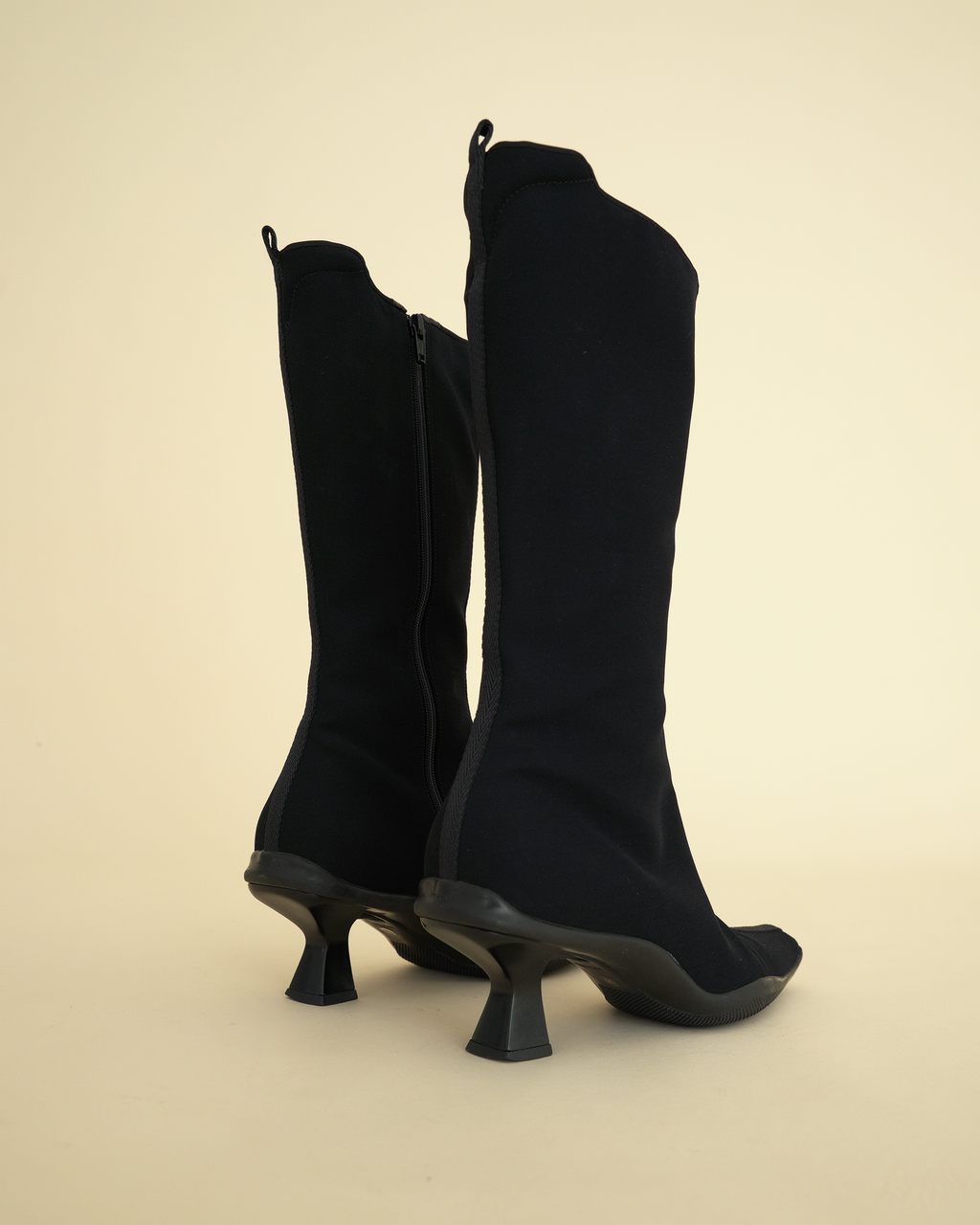 Archival Prada Sport 1998–1999 Neoprene Kitten-Heel Boots