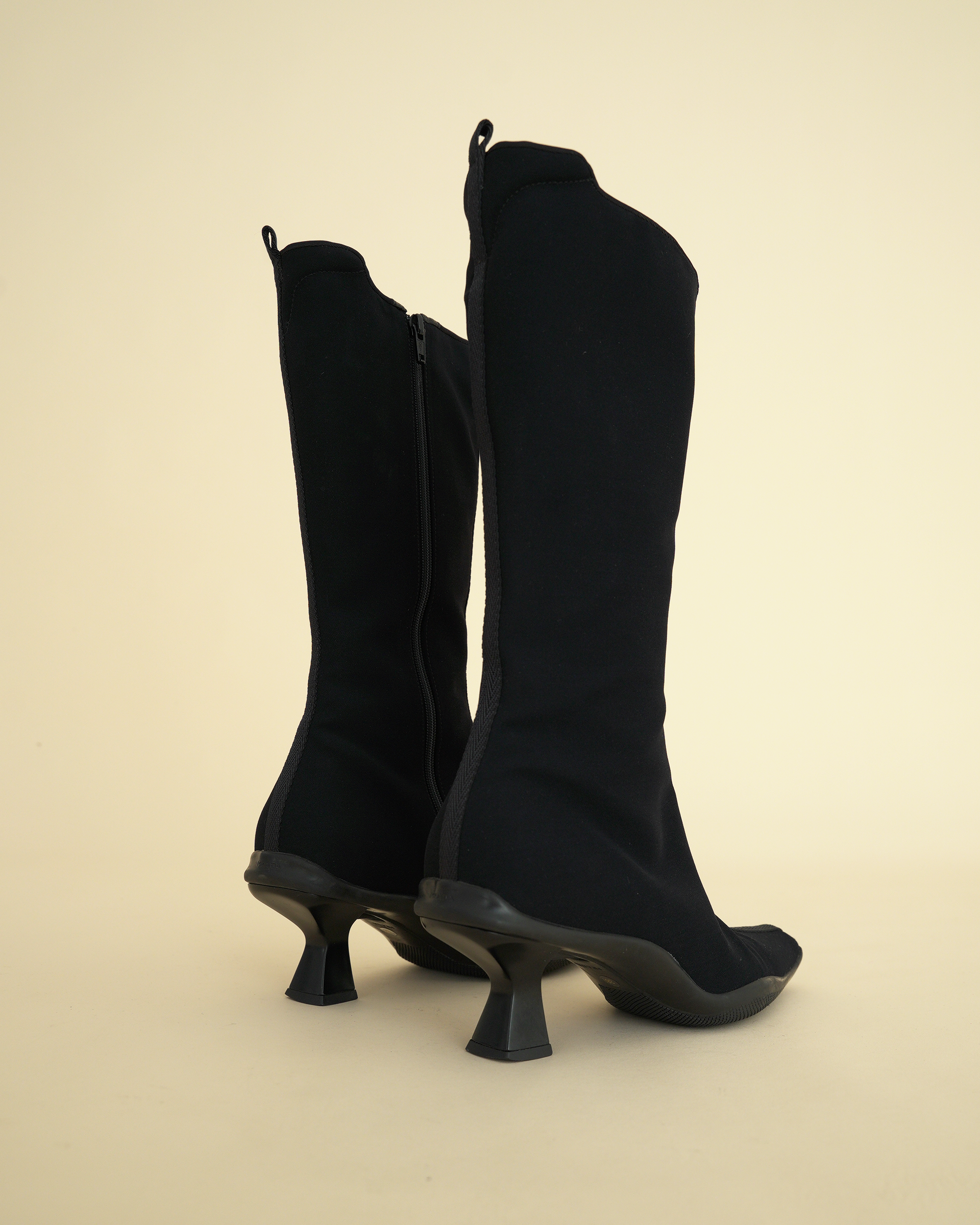 Archival Prada Sport 1998–1999 Neoprene Kitten-Heel Boots