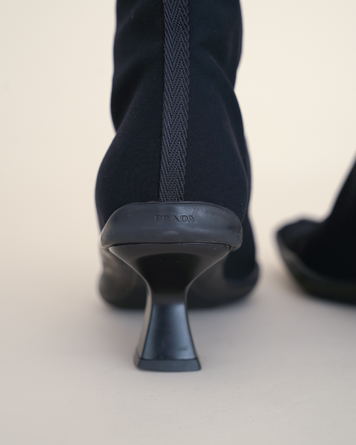 Prada Sport 1998–1999 Neoprene Kitten-Heel Boots