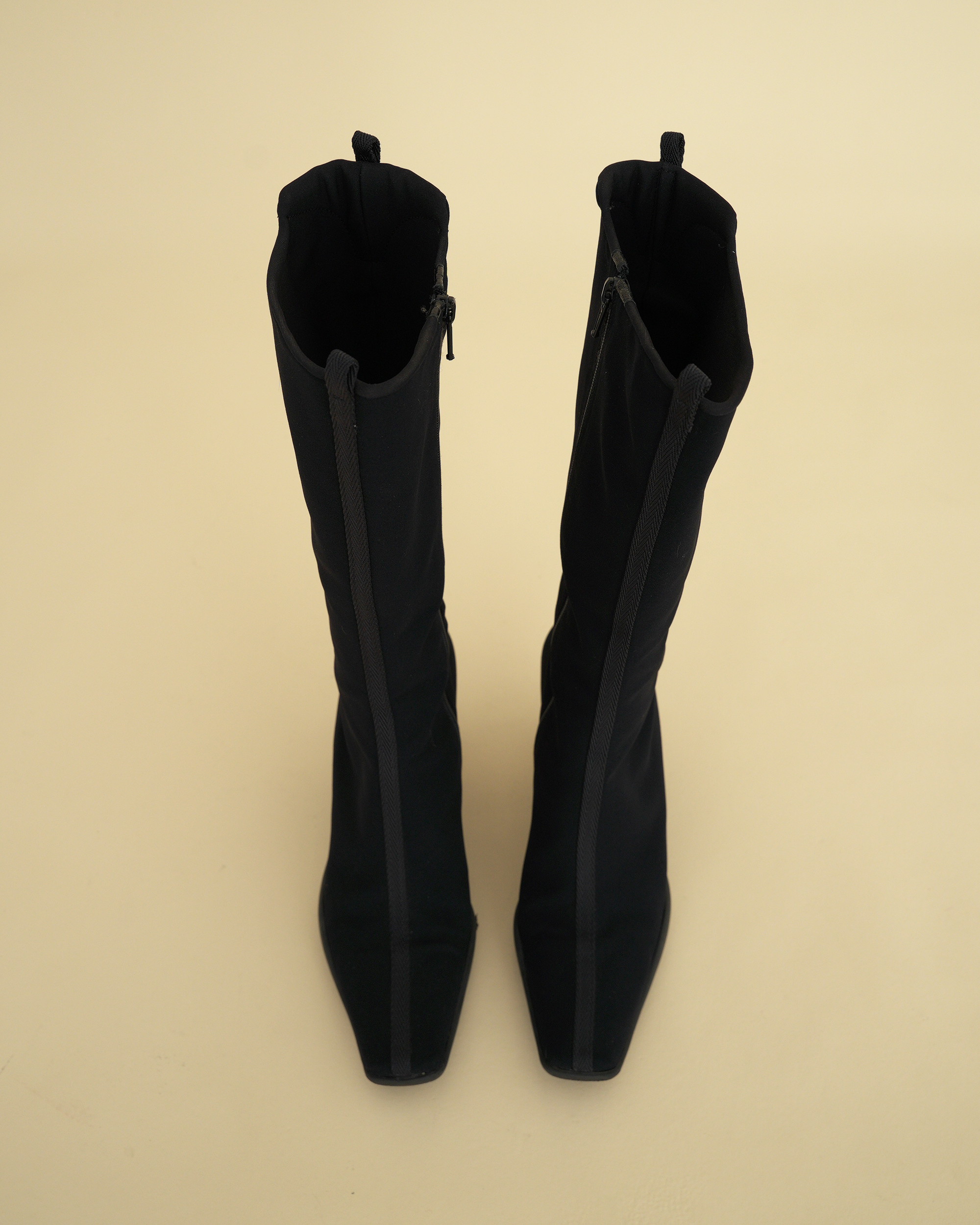 Archival Prada Sport 1998–1999 Neoprene Kitten-Heel Boots