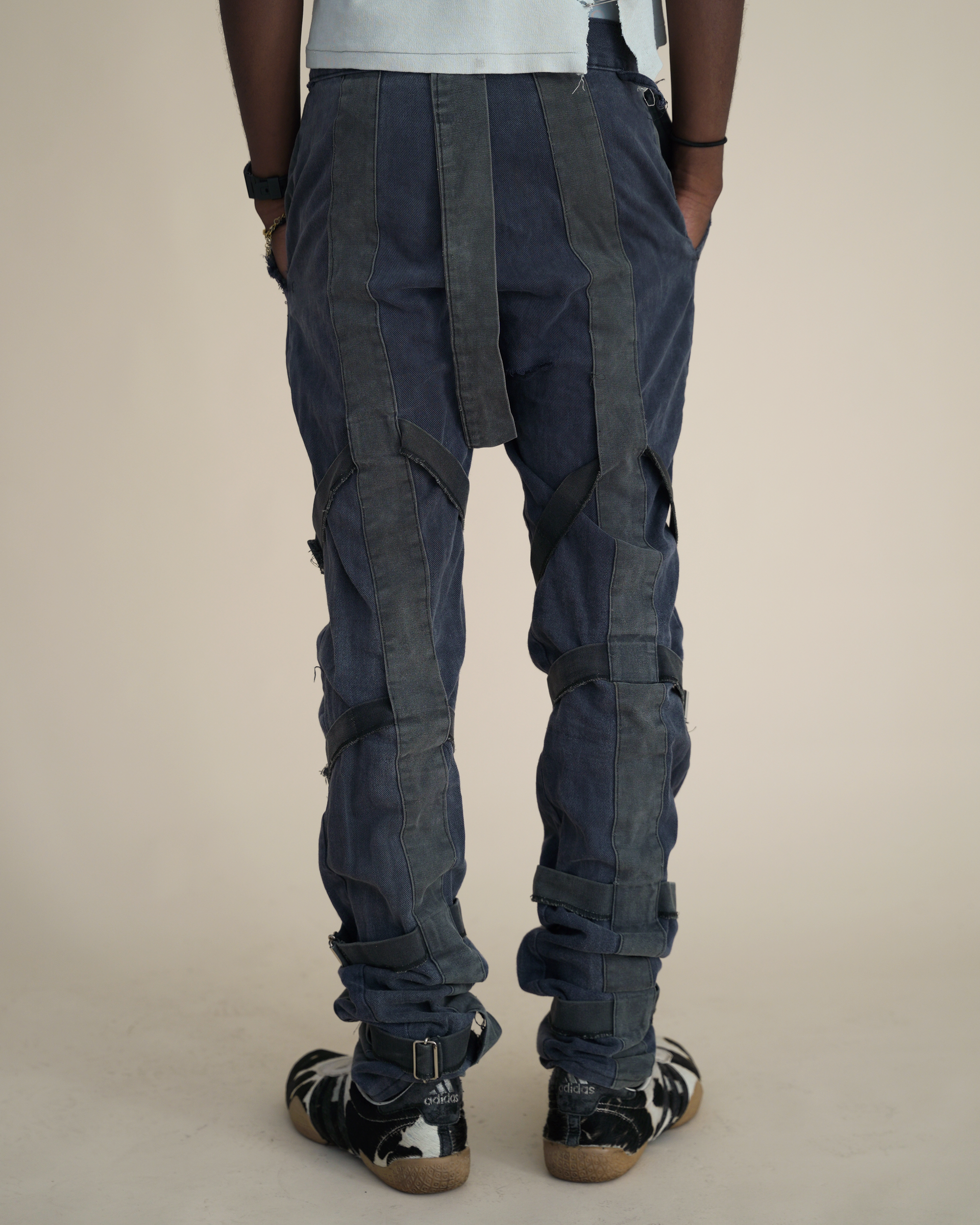 Vintage Late 70s / Early 80s BOY London Authentic Punk Bondage Trousers