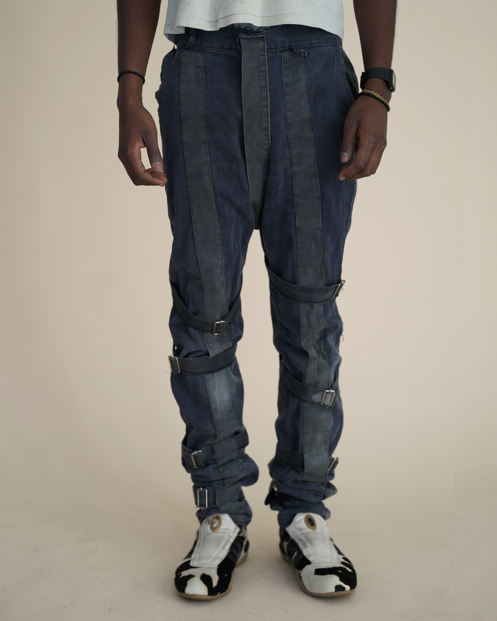 Vintage Late 70s / Early 80s BOY London Authentic Punk Bondage Trousers