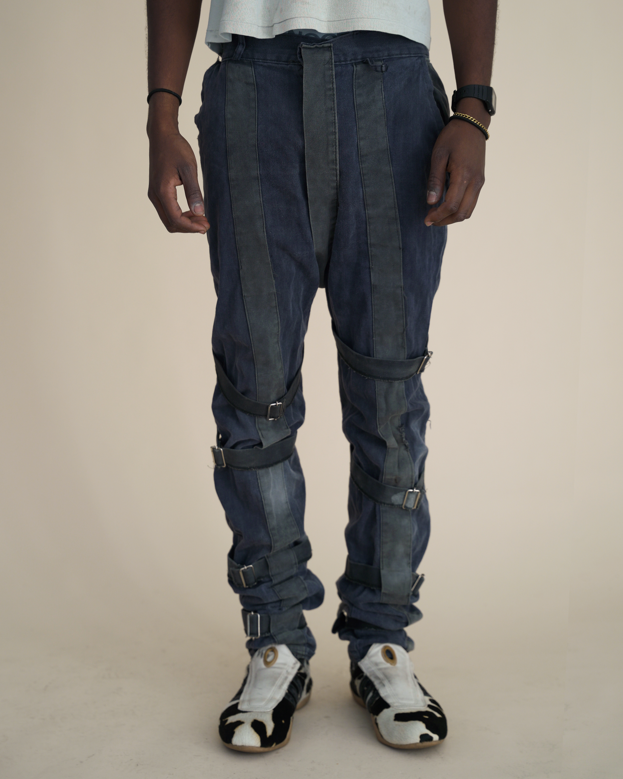 Vintage Late 70s / Early 80s BOY London Authentic Punk Bondage Trousers