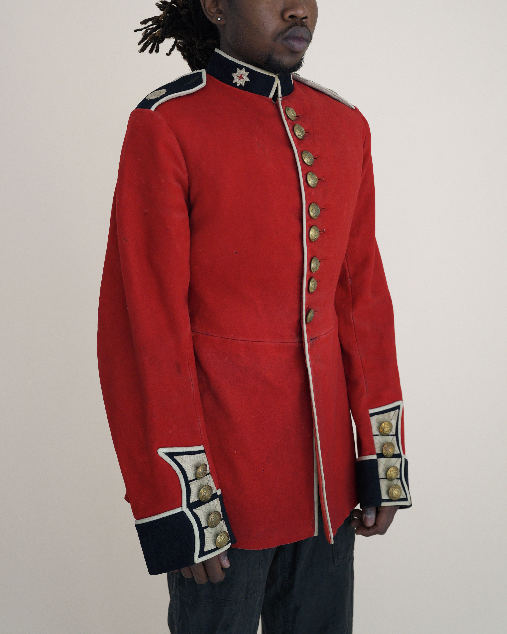 Antique Circa 1910 Coldstream Guards Ceremonial Scarlet Tunic