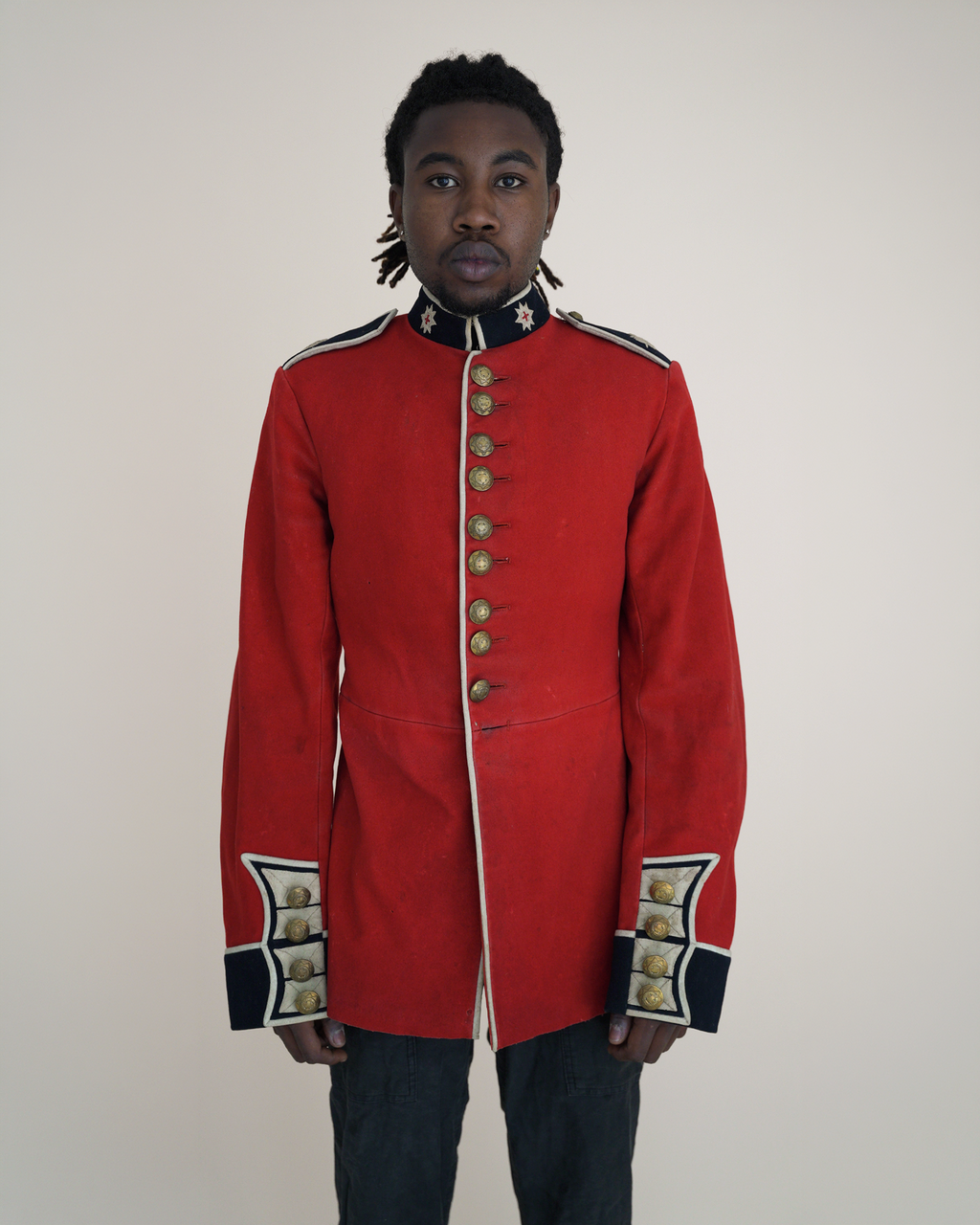 Antique Circa 1910 Coldstream Guards Ceremonial Scarlet Tunic