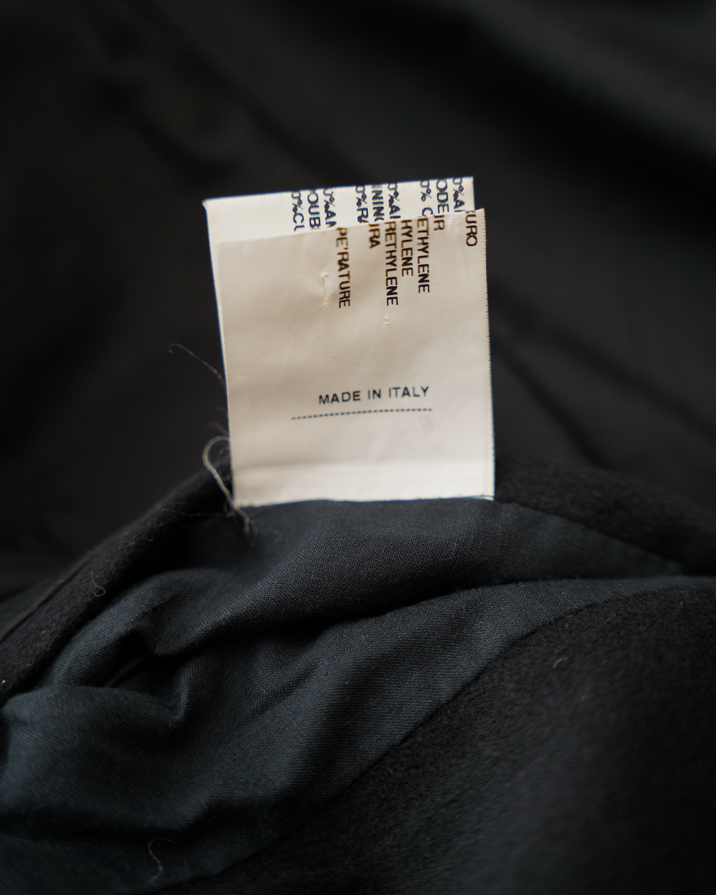 Rick Owens Draped Jersey-Inlay Wool Blazer.