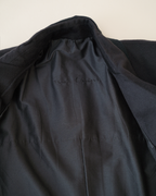 Rick Owens Draped Jersey-Inlay Wool Blazer.