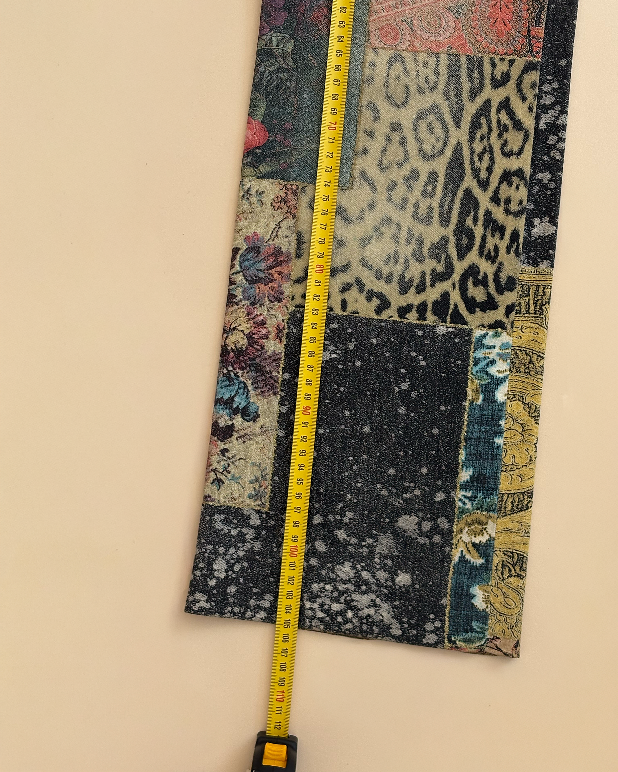 Roberto Cavalli "Patchwork" print straight-leg pants