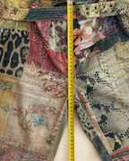 Roberto Cavalli "Patchwork" print straight-leg pants