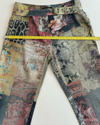 Roberto Cavalli "Patchwork" print straight-leg pants