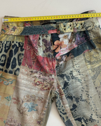 Roberto Cavalli "Patchwork" print straight-leg pants