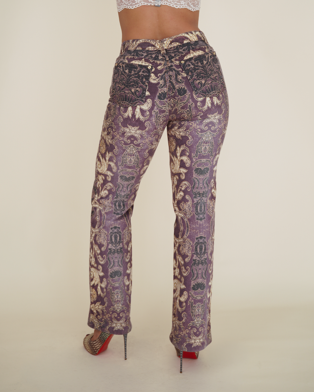 Roberto Cavalli Mainline S/S 2005 "Mountain Peninsula" Baroque Jeans
