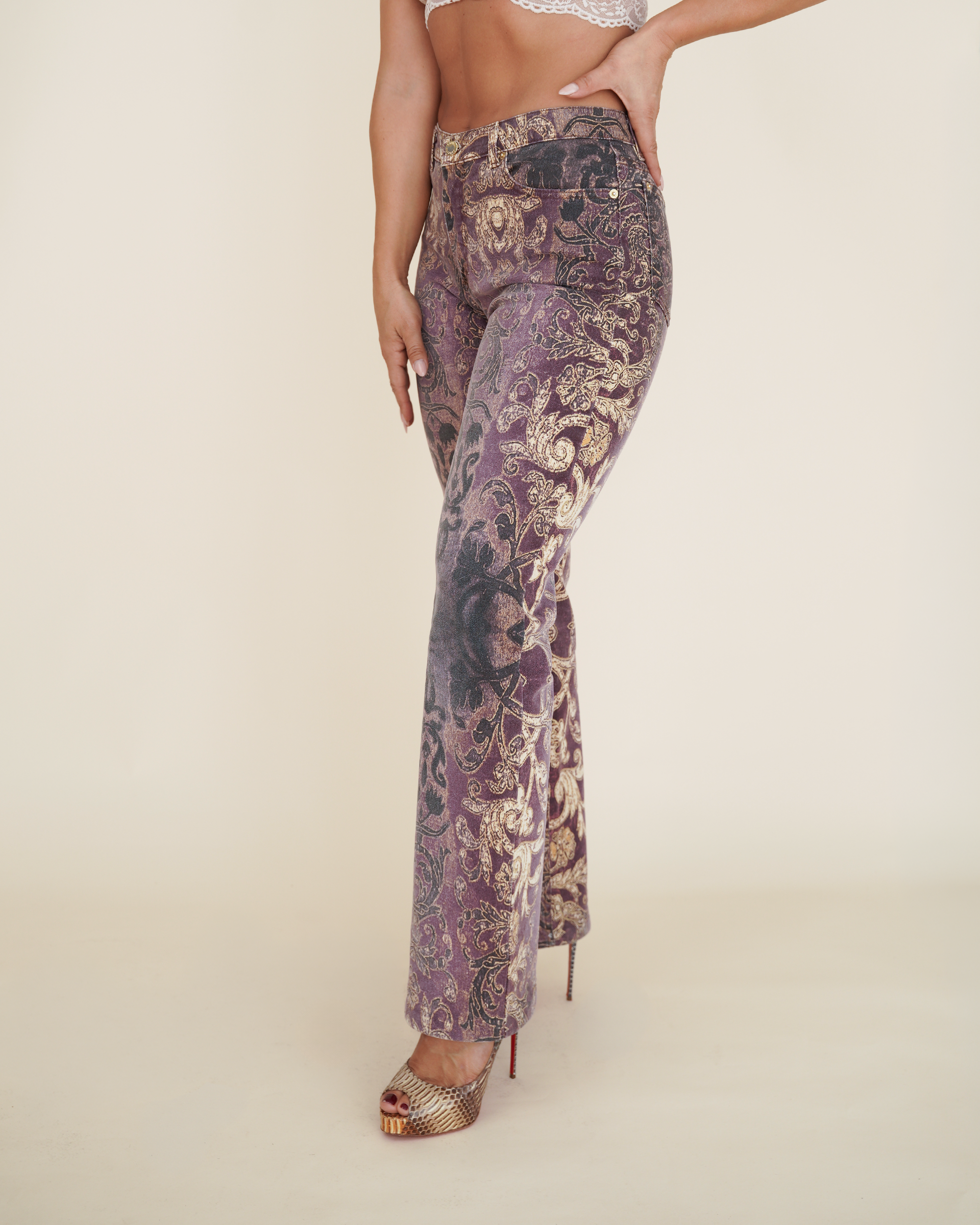 Roberto Cavalli Mainline S/S 2005 "Mountain Peninsula" Baroque Jeans