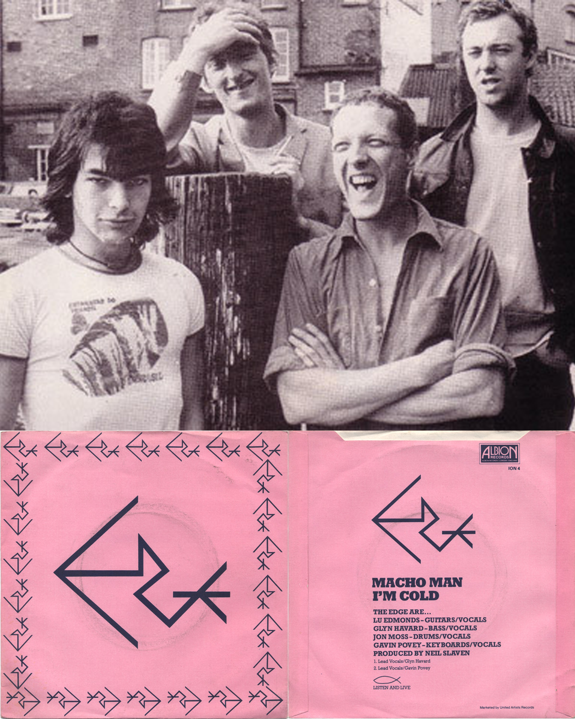 Vintage 1978/1979 “The Edge” Art-Punk T-Shirt