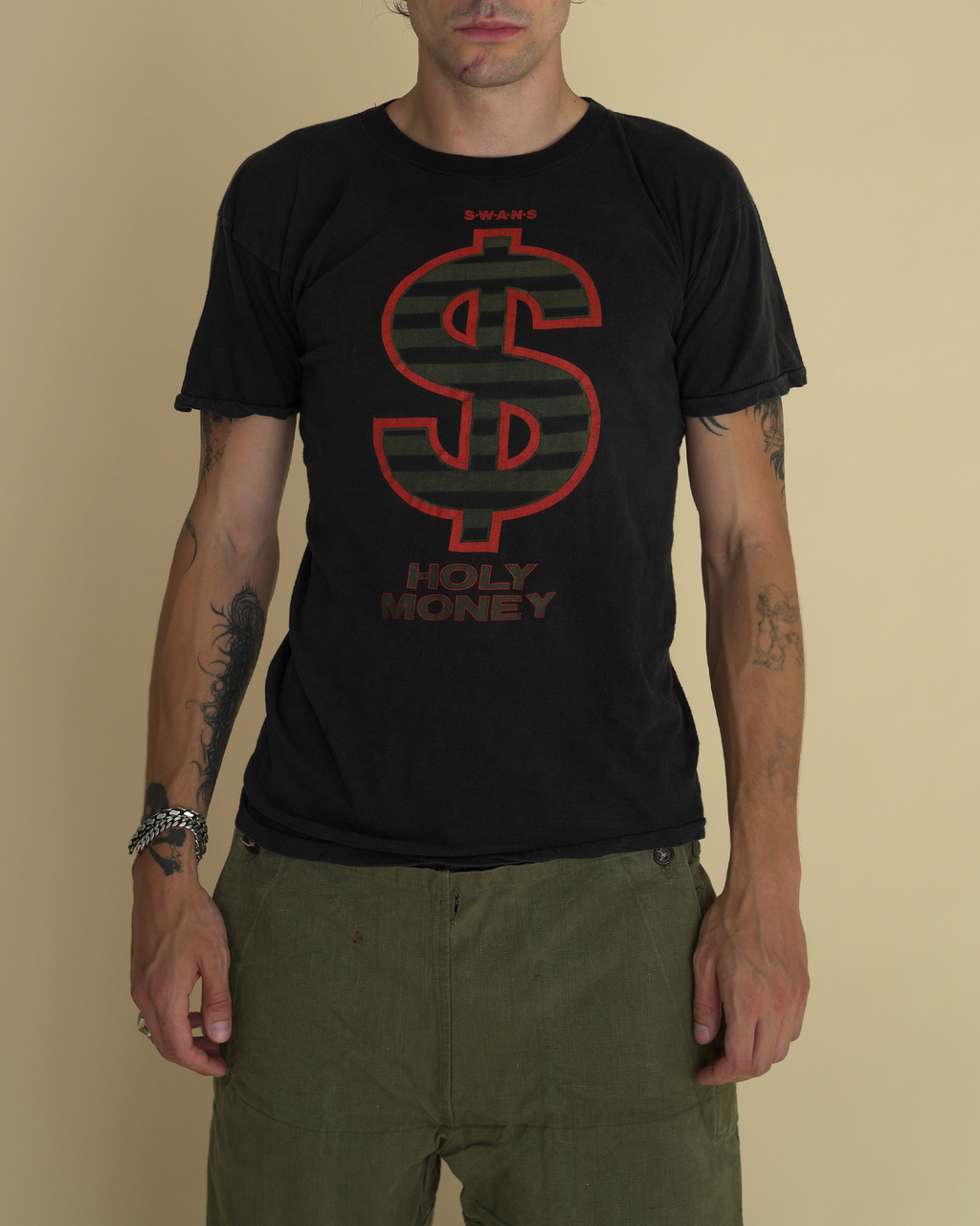 Vintage 1986 Swans “Holy Money” Album Promotional T-Shirt