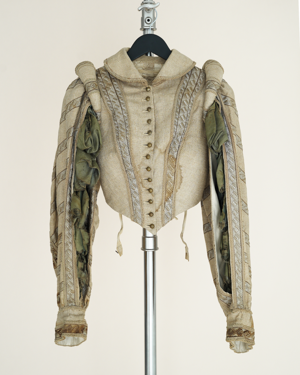 Antique 19th Century Theatrical Renaissance-Revival Slash Sleeved Jacket