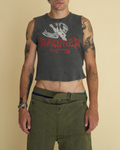 Vintage 1977–1979 The Damned “Stretcher Case” Trashed Punk Muscle T-Shirt