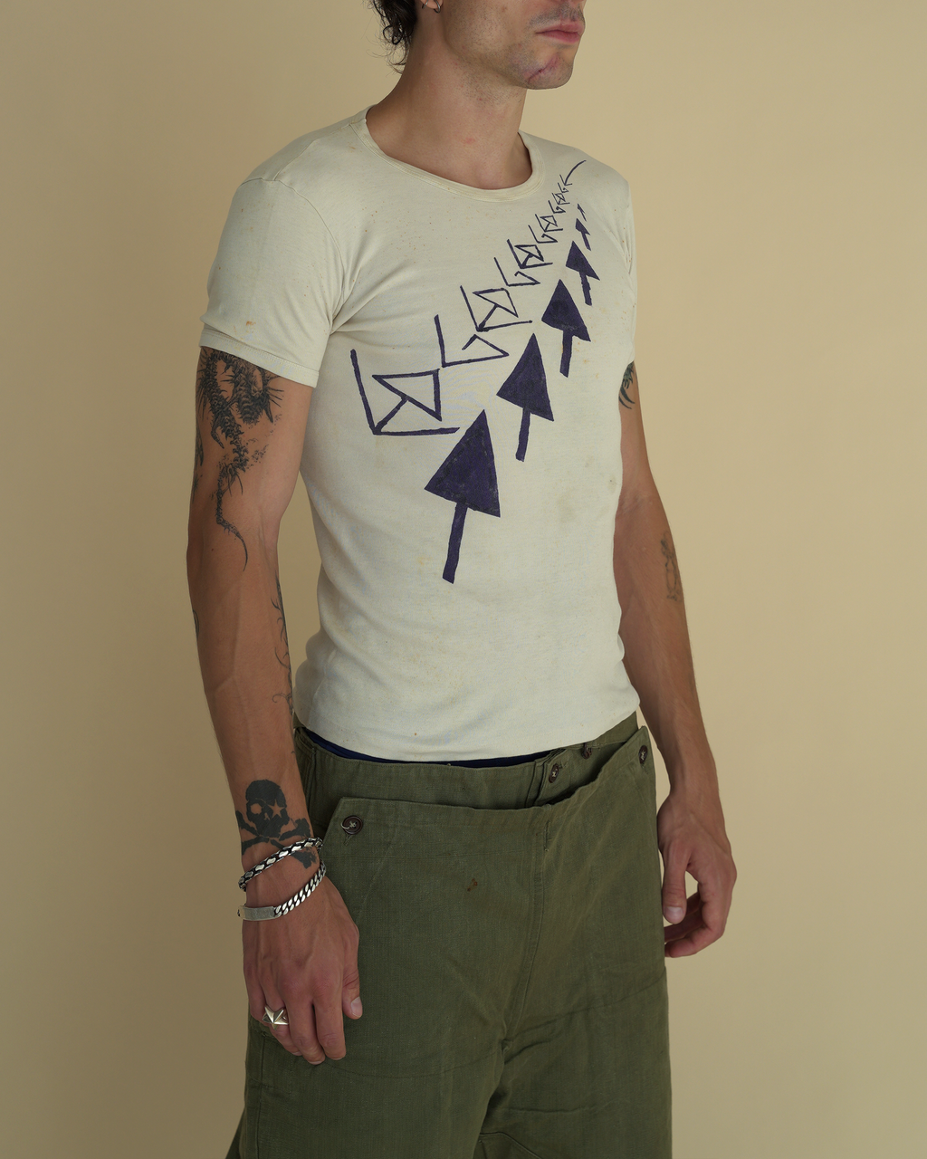 Vintage 1978/1979 “The Edge” Geometric Arrow-Graphic T-Shirt
