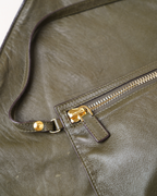 Tom Ford olive green leather "Alix" tote bag