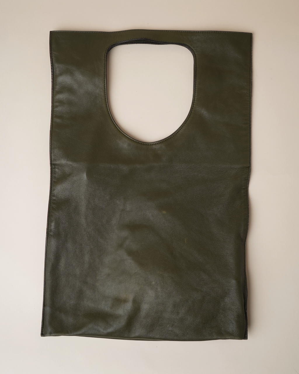 Tom Ford olive green leather "Alix" tote bag