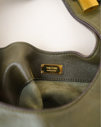 Tom Ford olive green leather "Alix" tote bag