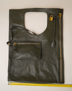 Tom Ford olive green leather "Alix" tote bag