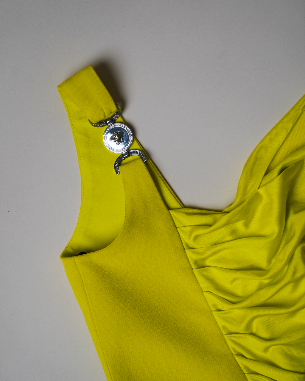 Versace Medusa '95 draped mini dress