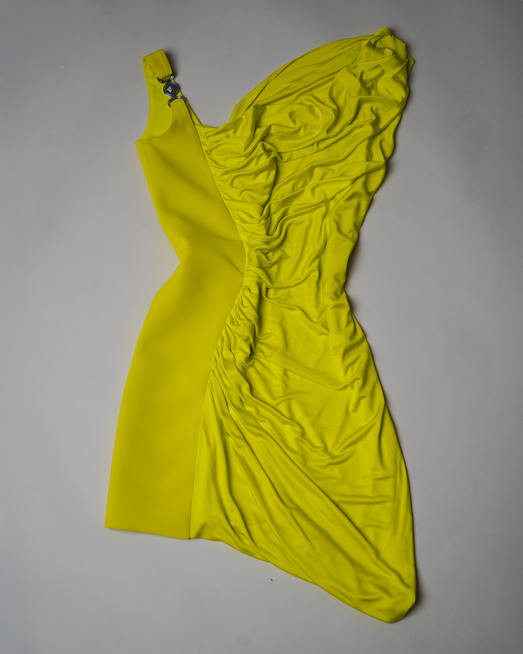 Versace Medusa '95 draped mini dress