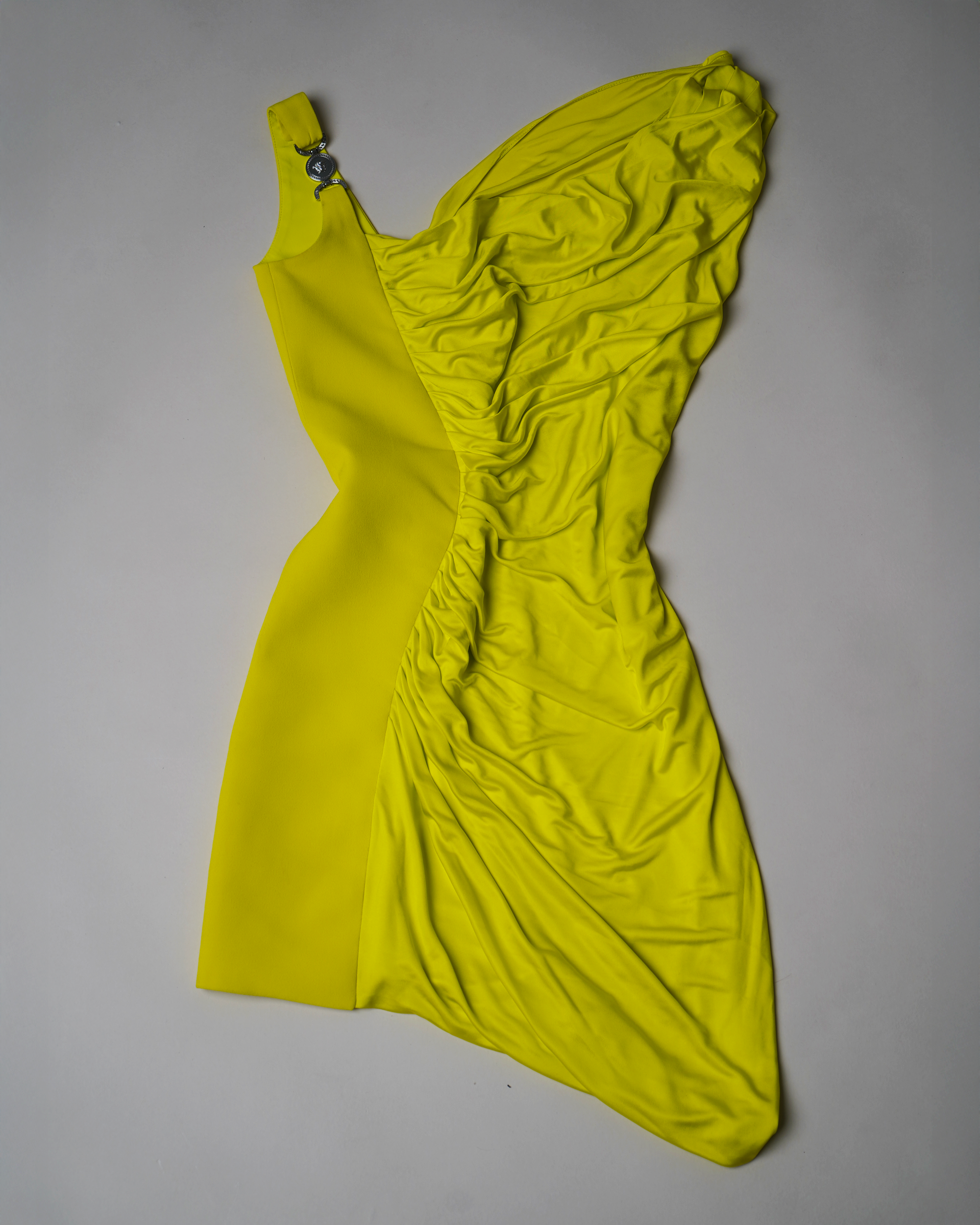 Versace Medusa '95 draped mini dress
