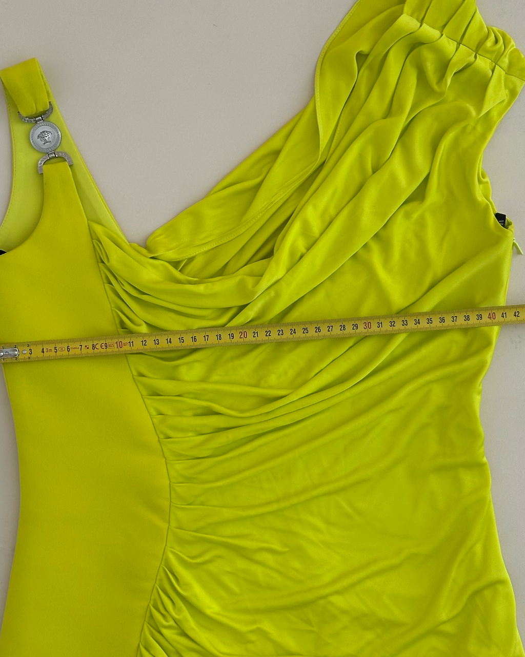 Versace Medusa '95 draped mini dress