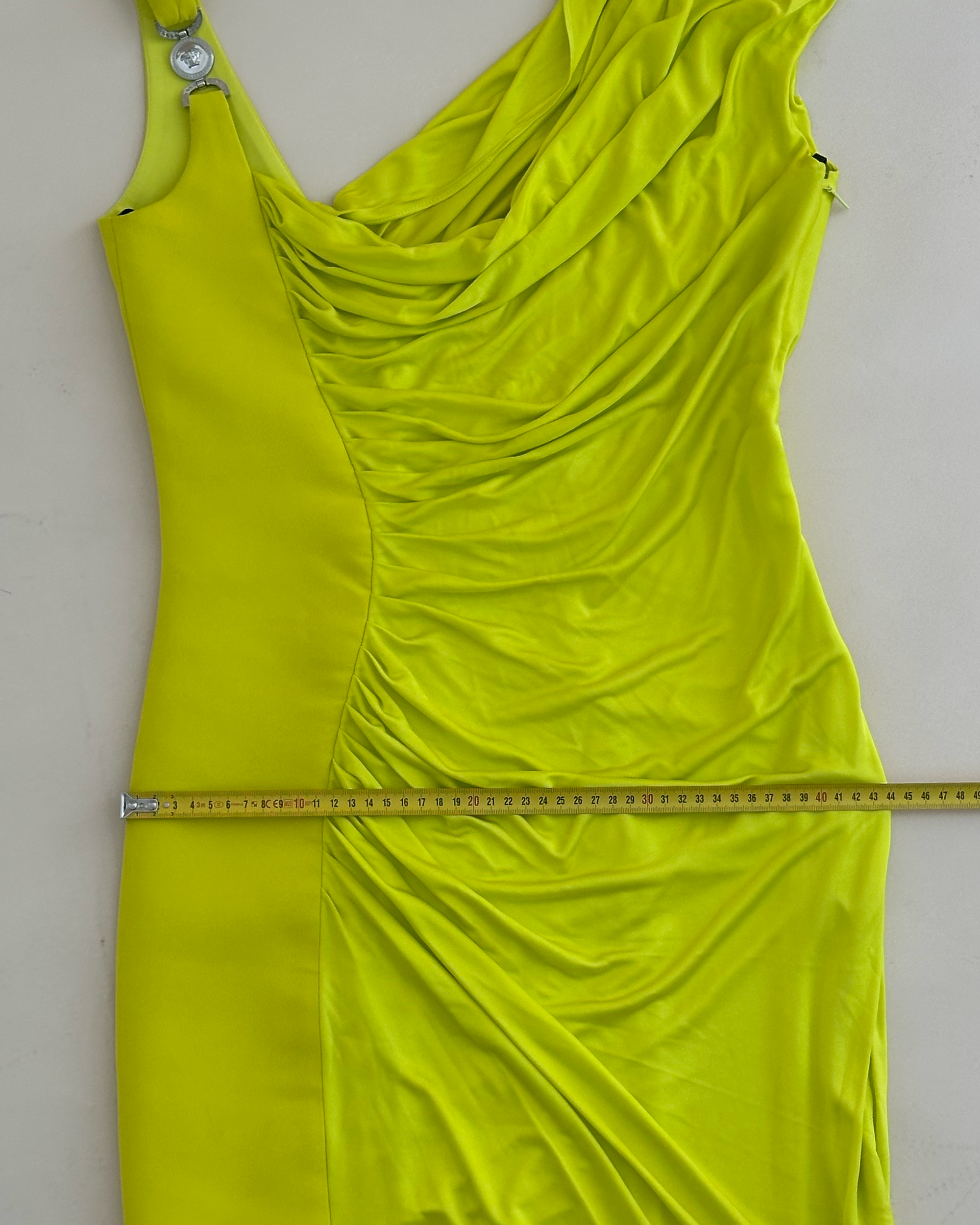Versace Medusa '95 draped mini dress