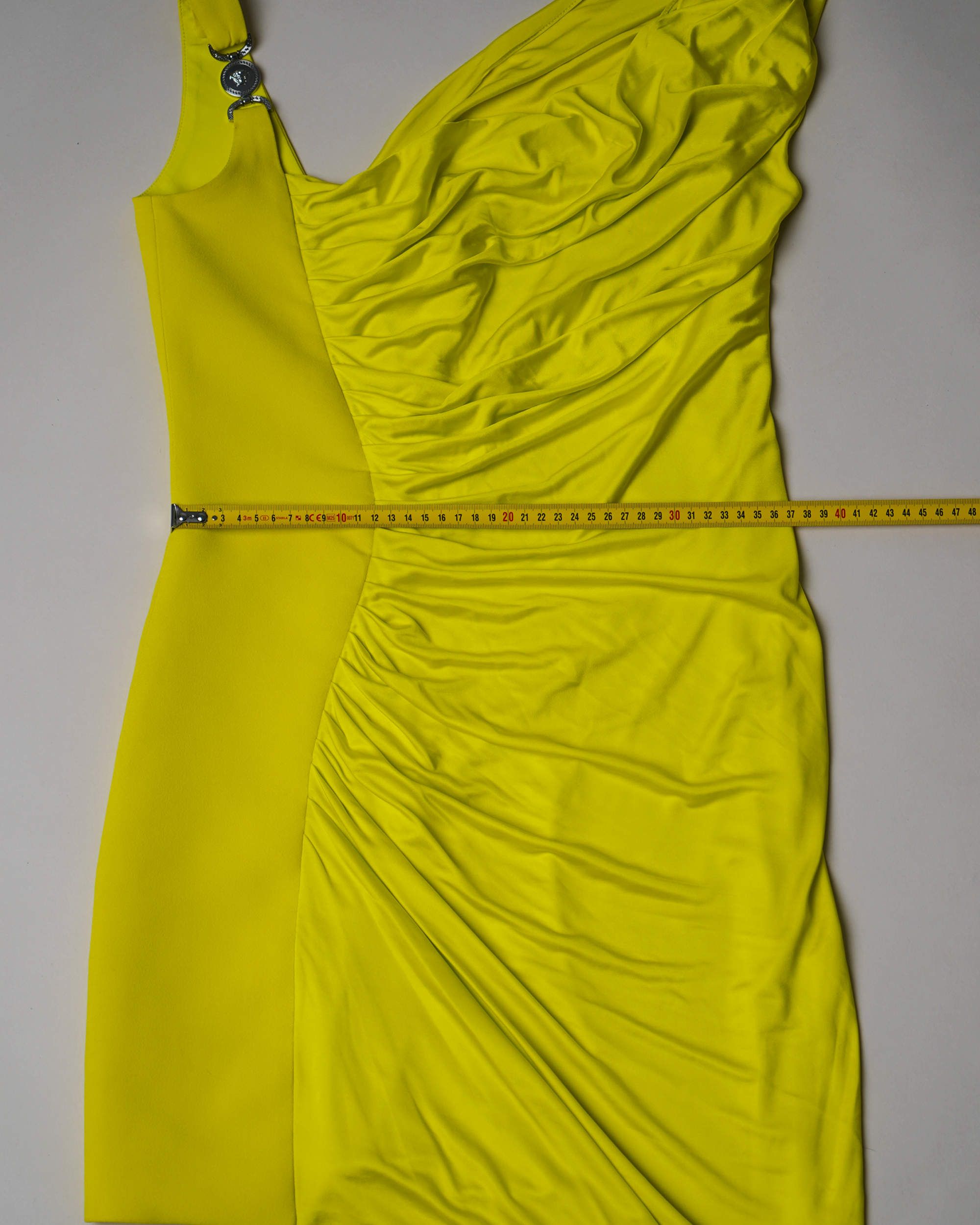 Versace Medusa '95 draped mini dress