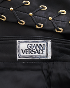 Gianni Versace S/S 93 "Western" leather set