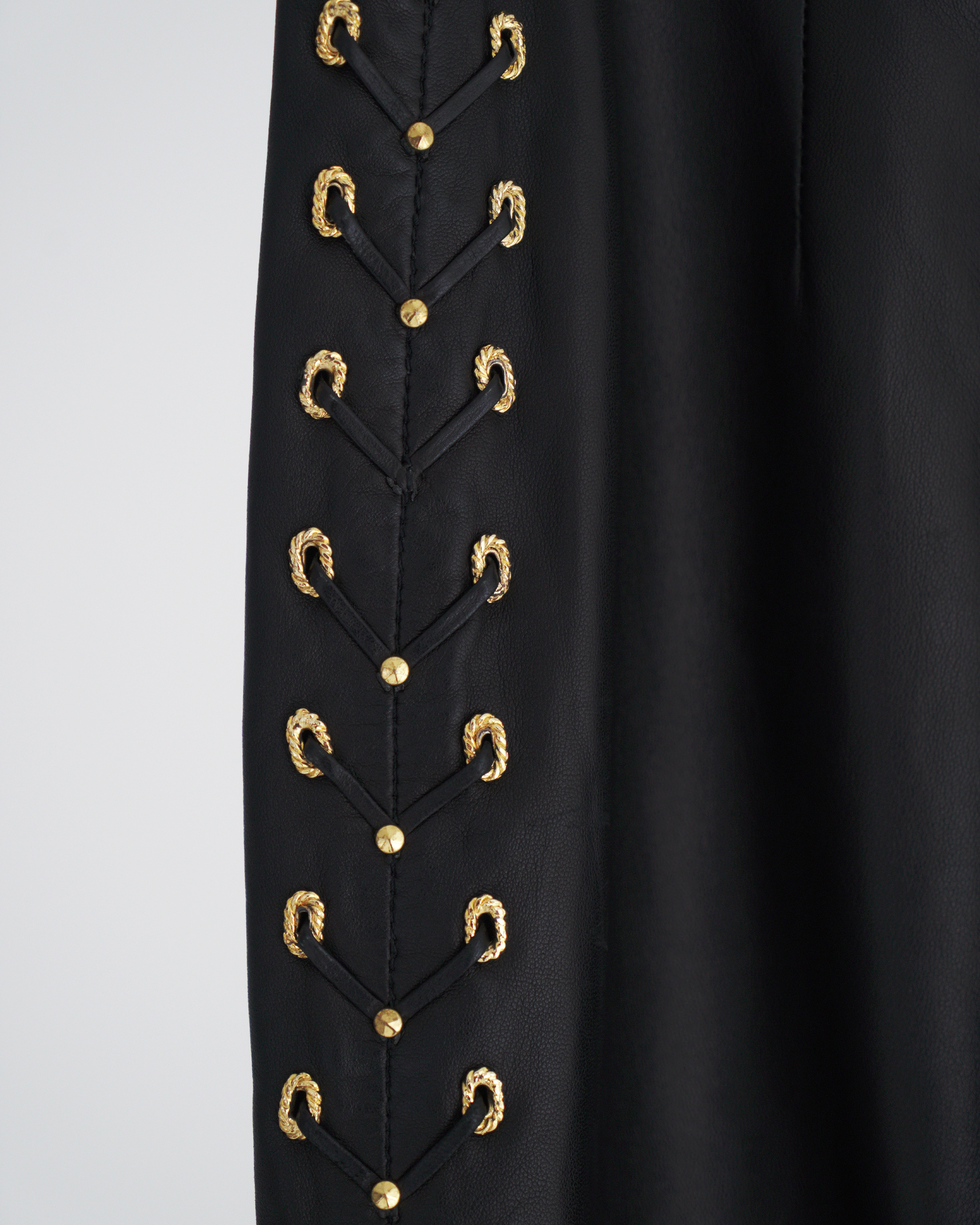 Gianni Versace S/S 93 "Western" leather set