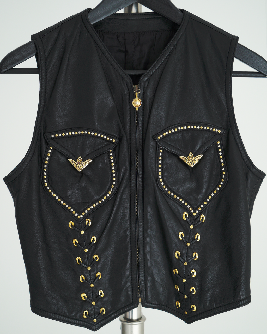 Gianni Versace S/S 93 "Western" leather set