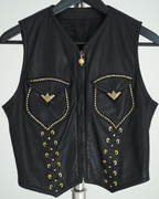 Gianni Versace S/S 93 "Western" leather set