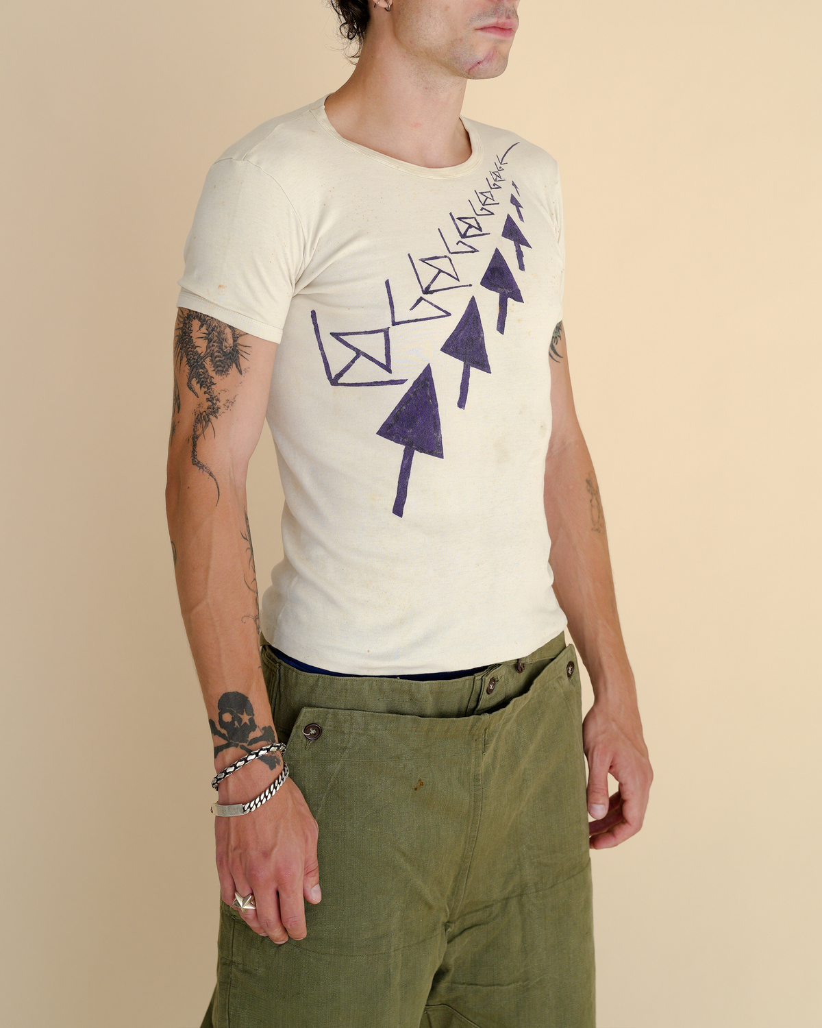Vintage 1978/1979 “The Edge” Geometric Arrow-Graphic T-Shirt