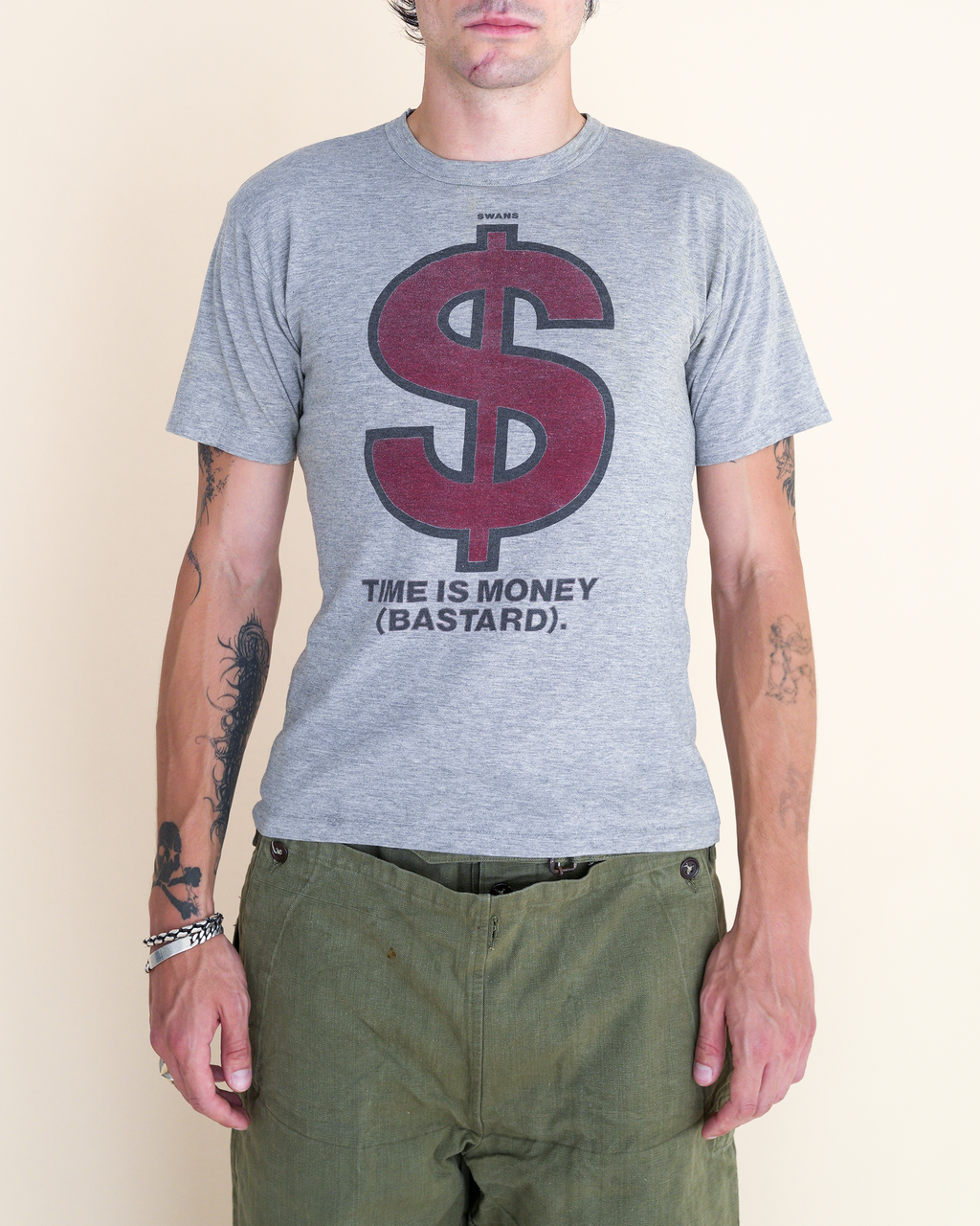 1986 Swans “Time Is Money (Bastard)” T-Shirt