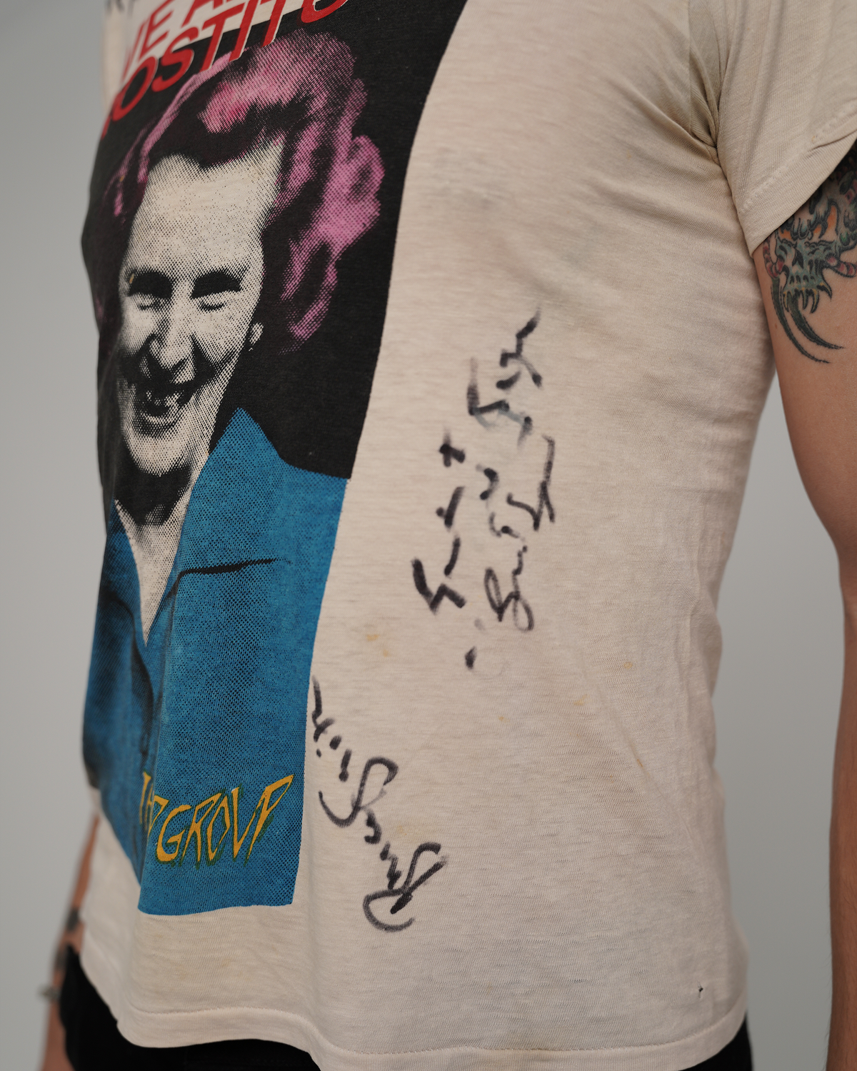 1979 The Pop Group 'We Are All Prostitutes' T-Shirt – Signed by Mark Stewart & Band