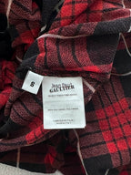 Jean Paul Gaultier 2-Piece Tartan Plaid Mesh Kilt Set