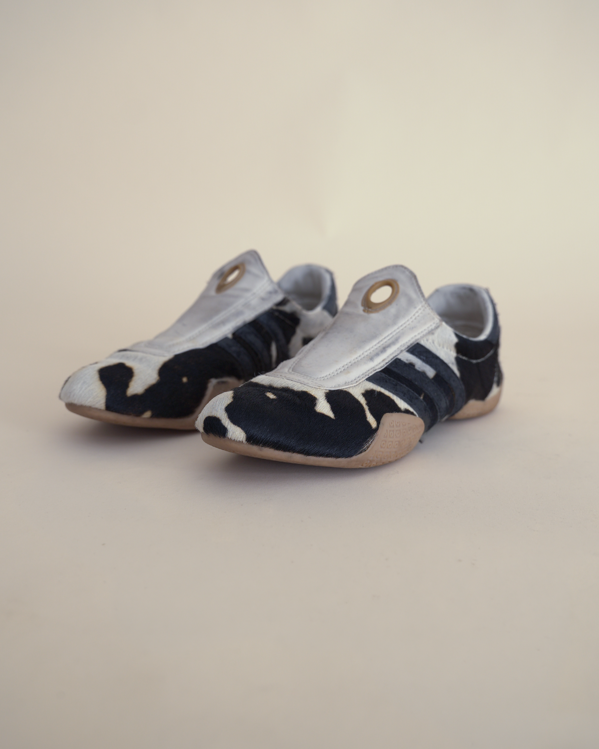 Adidas x Yohji Yamamoto Y-3 2003 “Mei” Calf-Hair Trainers.