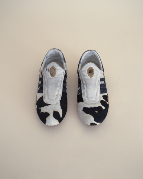 Adidas x Yohji Yamamoto Y-3 2003 “Mei” Calf-Hair Trainers.