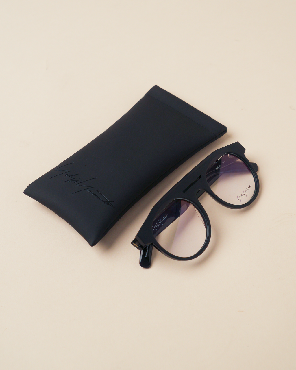 Yohji Yamamoto Floating Brow Round Optical Frames