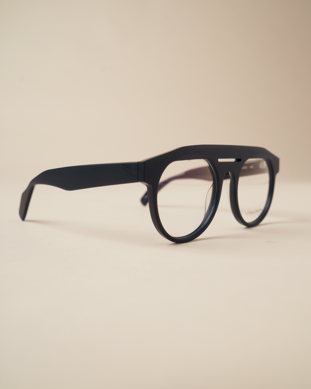 Yohji Yamamoto Floating Brow Round Optical Frames