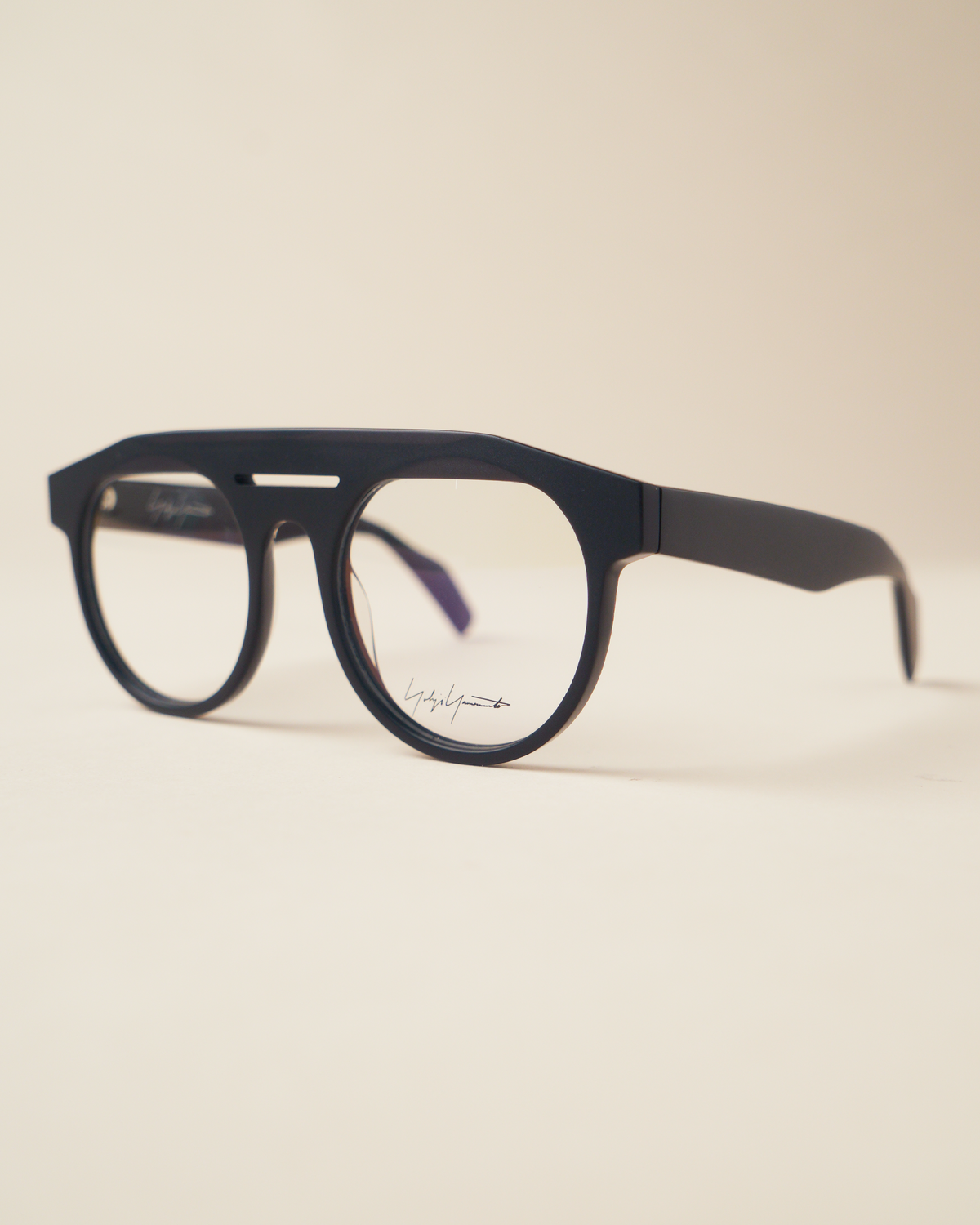 Yohji Yamamoto Floating Brow Round Optical Frames